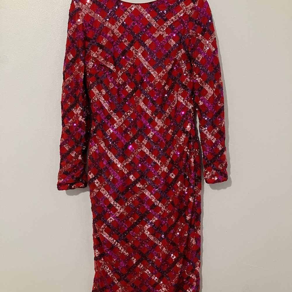 Amazing red Sequin dress